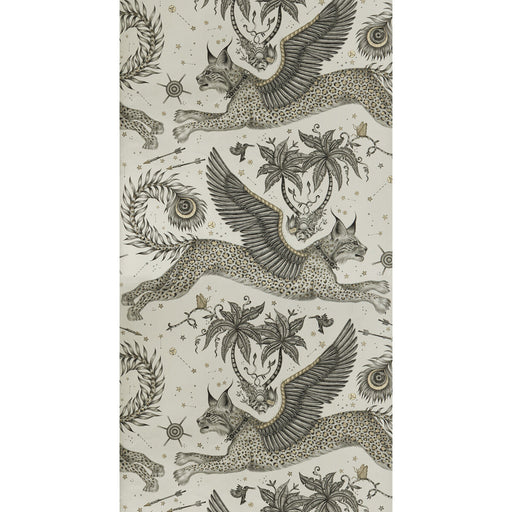 CLARKE AND CLARKE - LYNX- GILVER - Wallcovering by the Roll GILVER