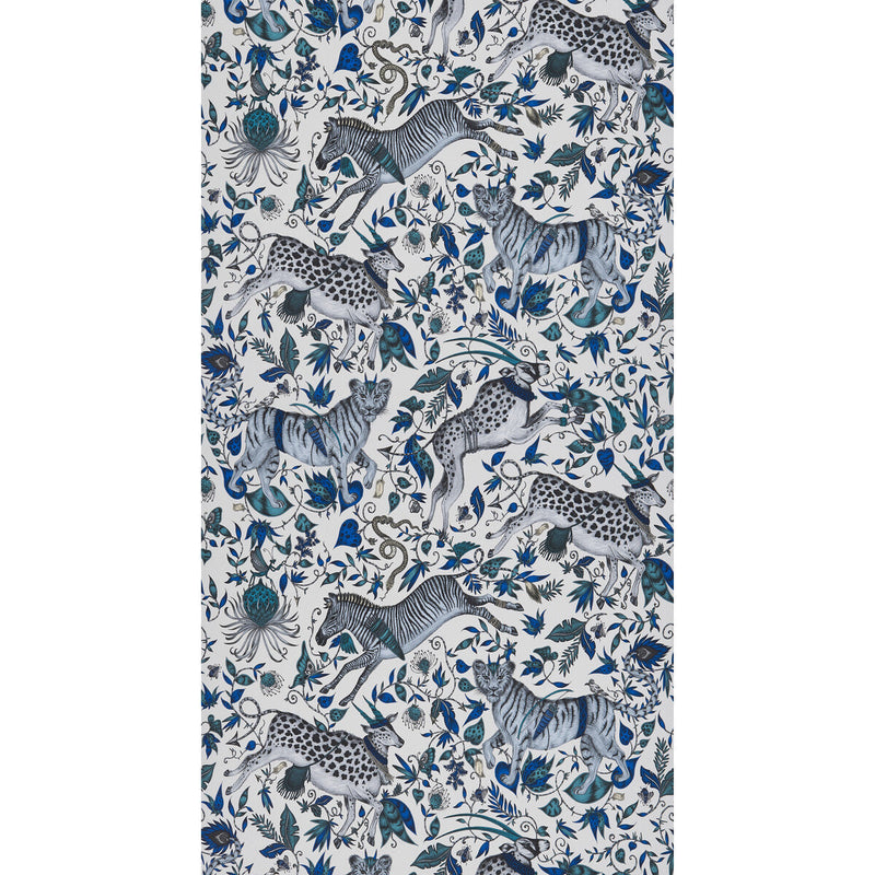 CLARKE AND CLARKE - PROTEA- BLUE  - Wallcovering by the Roll BLUE