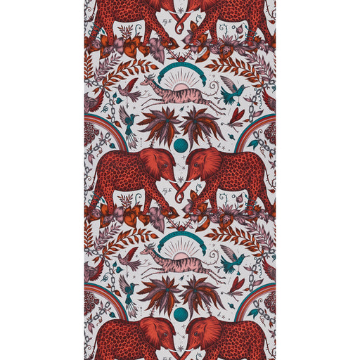 CLARKE AND CLARKE - ZAMBEZI- FLAME  - Wallcovering by the Roll FLAME