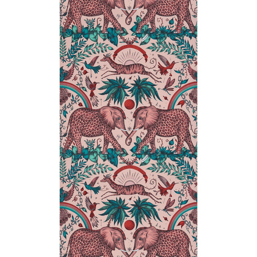CLARKE AND CLARKE - ZAMBEZI- PINK  - Wallcovering by the Roll PINK