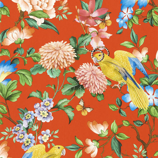 CLARKE AND CLARKE - W0130/01 - GOLDEN PARROT WP - Wallpaper By the Roll