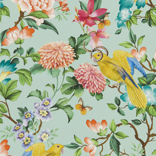 CLARKE AND CLARKE - W0130/03 - GOLDEN PARROT WP - Wallpaper By the Roll