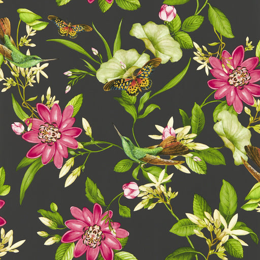 CLARKE AND CLARKE - W0132/03 - PINK LOTUS WP - Wallpaper By the Roll