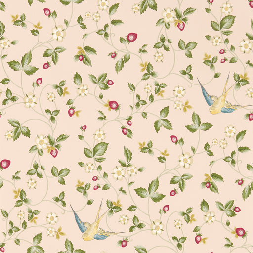 CLARKE AND CLARKE - W0135/01 - WILD STRAWBERRY WP - Wallpaper By the Roll