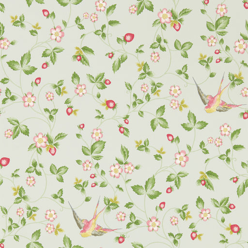 CLARKE AND CLARKE - W0135/02 - WILD STRAWBERRY WP - Wallpaper By the Roll