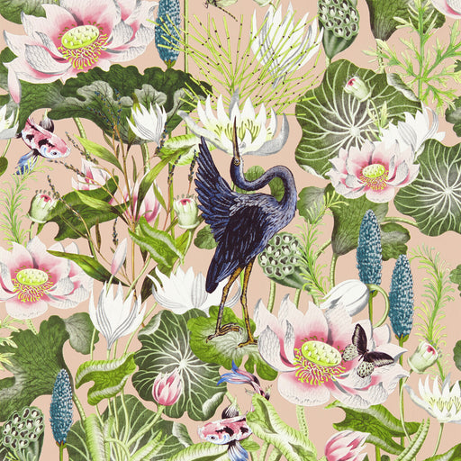 CLARKE AND CLARKE - W0137/01 - WATERLILY WP - Wallpaper By the Roll