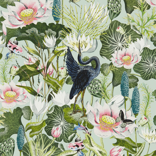 CLARKE AND CLARKE - W0137/05 - WATERLILY WP - Wallpaper By the Roll