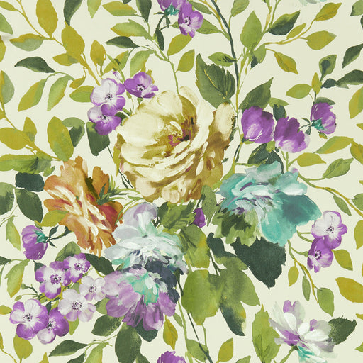 CLARKE AND CLARKE - BLOOM- AMETHYST WP - Wallcovering by the Roll AMETHYST WP
