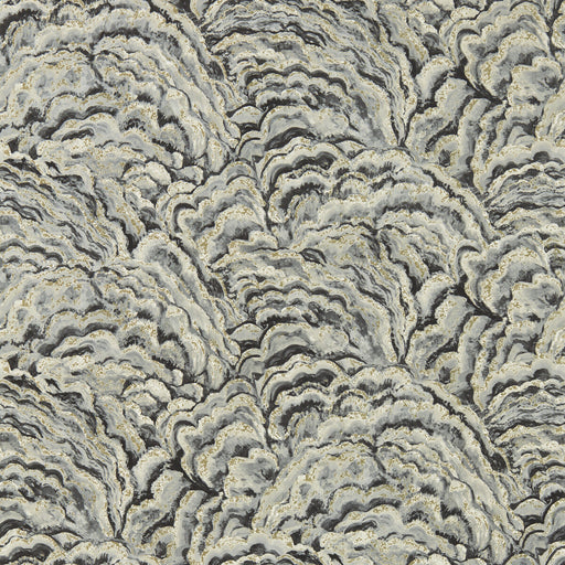CLARKE AND CLARKE - LUMINO- NOIR/GILVER WP - Wallcovering by the Roll NOIR/GILVER WP