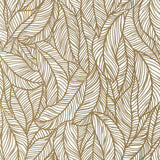 CLARKE AND CLARKE - SELVA- BRONZE/IVORY WP - Wallcovering by the Roll