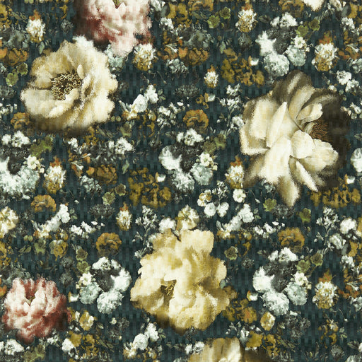 CLARKE AND CLARKE - CAMILE- TEAL/SPICE WP - Wallcovering by the Roll TEAL/SPICE WP