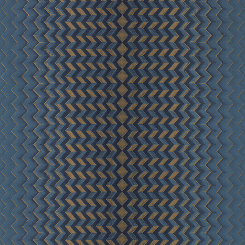CLARKE AND CLARKE - FRAGMENT- MIDNIGHT/COPPER WP - Wallcovering by the Roll MIDNIGHT/COPPER WP