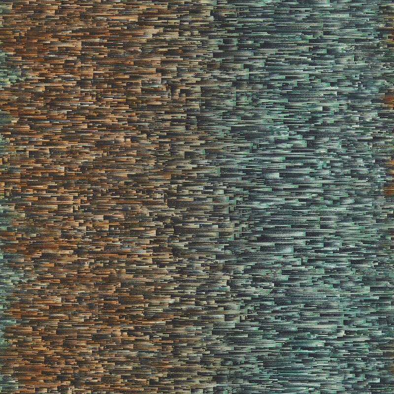 CLARKE AND CLARKE - OMBRE- TEAL/SPICE WP - Wallcovering by the Roll TEAL/SPICE WP