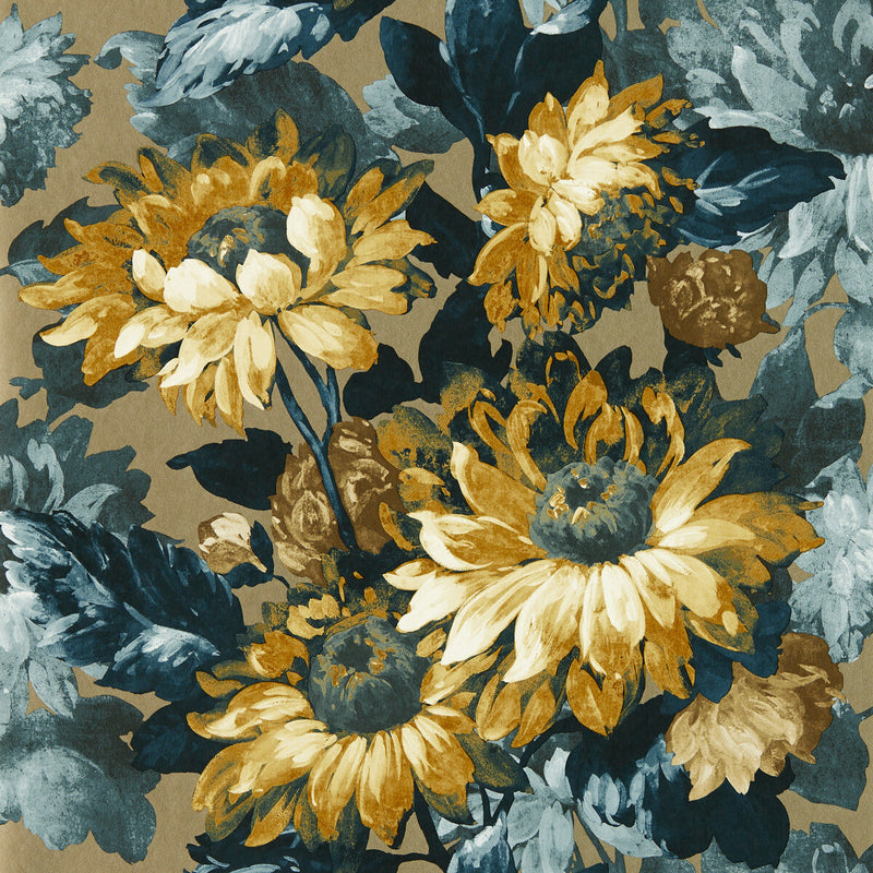 CLARKE AND CLARKE - SUNFOREST - GILVER DENIM WP - Wallpaper By The ROLL