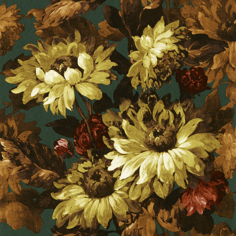 CLARKE AND CLARKE - SUNFOREST - SAGE RUSSET WP - Wallpaper By The ROLL