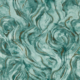 CLARKE AND CLARKE - LAVICO- TEAL WP - Wallcovering by the Roll