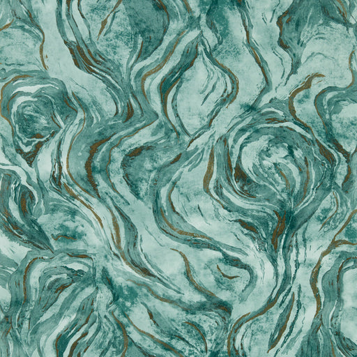 CLARKE AND CLARKE - LAVICO- TEAL WP - Wallcovering by the Roll TEAL WP