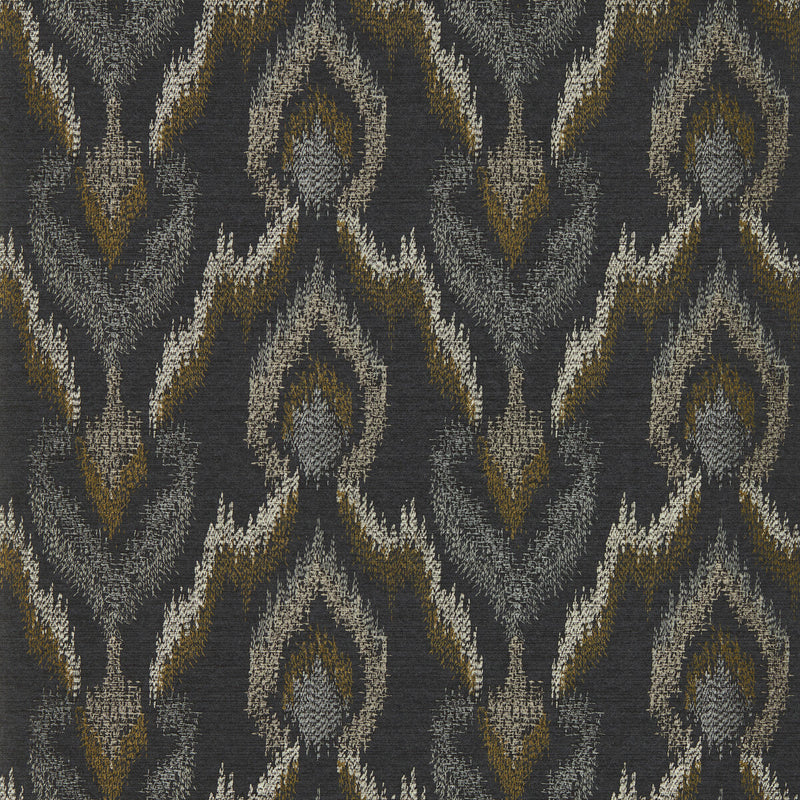 CLARKE AND CLARKE - VELLUTO- NOIR WP - Wallcovering by the Roll NOIR WP
