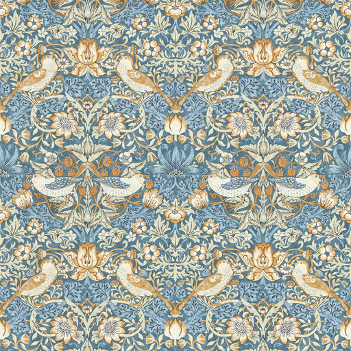 CLARKE AND CLARKE - STRAWBERRY THIEF- DENIM WP - Wallcovering by the Roll DENIM WP