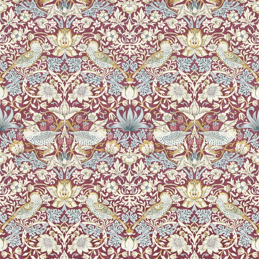 CLARKE AND CLARKE - STRAWBERRY THIEF- PLUM WP - Wallcovering by the Roll PLUM WP
