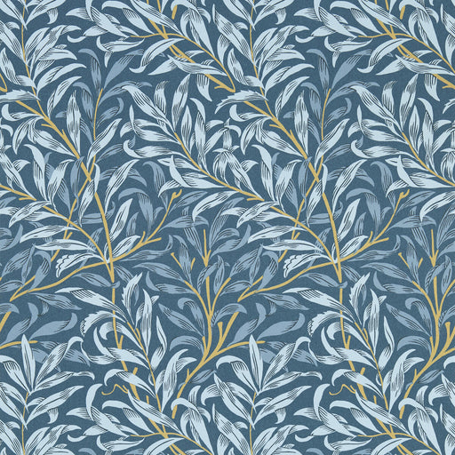 CLARKE AND CLARKE - WILLOW BOUGHS- DENIM WP - Wallcovering by the Roll DENIM WP