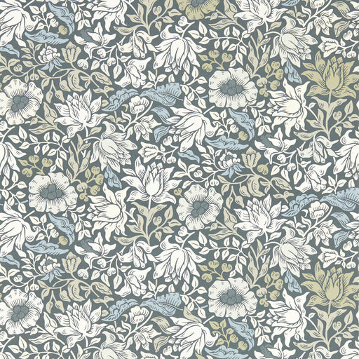 CLARKE AND CLARKE - MALLOW- SLATE WP - Wallcovering by the Roll SLATE WP
