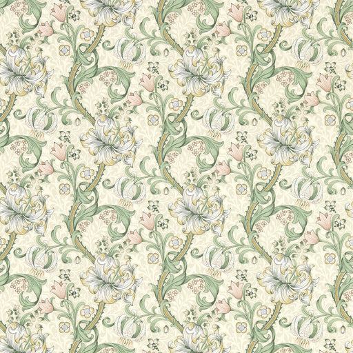 CLARKE AND CLARKE - GOLDEN LILY- LINEN WP - Wallcovering by the Roll LINEN WP
