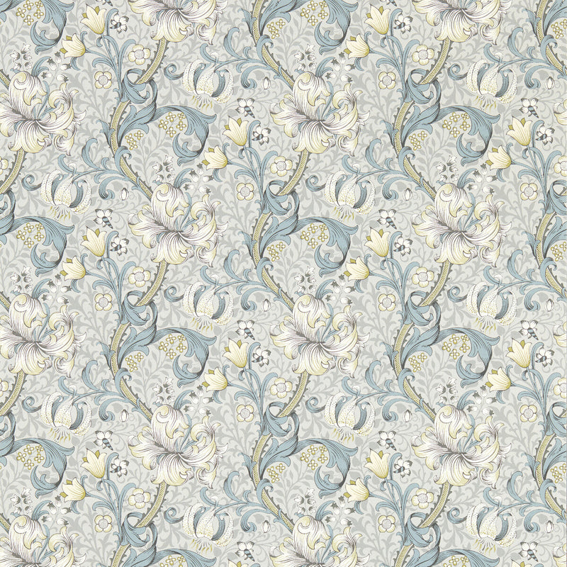 CLARKE AND CLARKE - GOLDEN LILY- SLATE WP - Wallcovering by the Roll SLATE WP