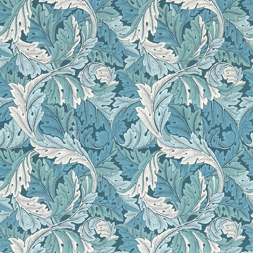 CLARKE AND CLARKE - ACANTHUS WP- TEAL - Wallcovering by the Roll TEAL
