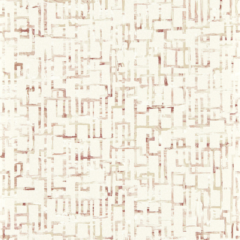 CLARKE AND CLARKE - QUADRATA- BLUSH WP - Wallcovering by the Roll BLUSH WP