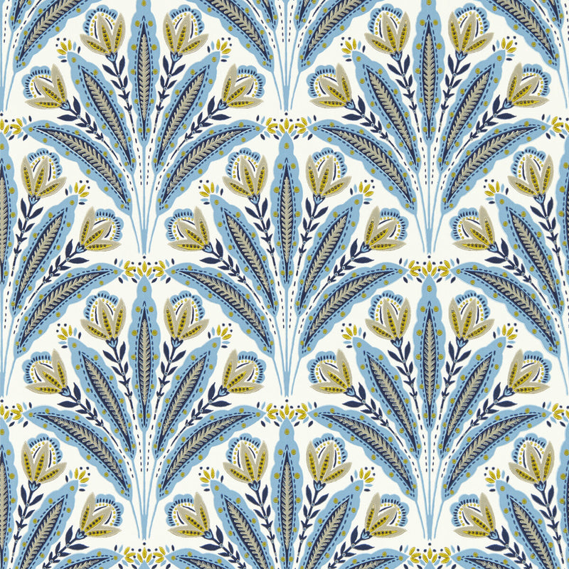 CLARKE AND CLARKE - ATTINGHAM - DENIM WP - Wallpaper By The ROLL