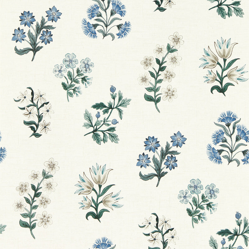 CLARKE AND CLARKE - LEIDEN - DENIM WP - Wallpaper By The ROLL