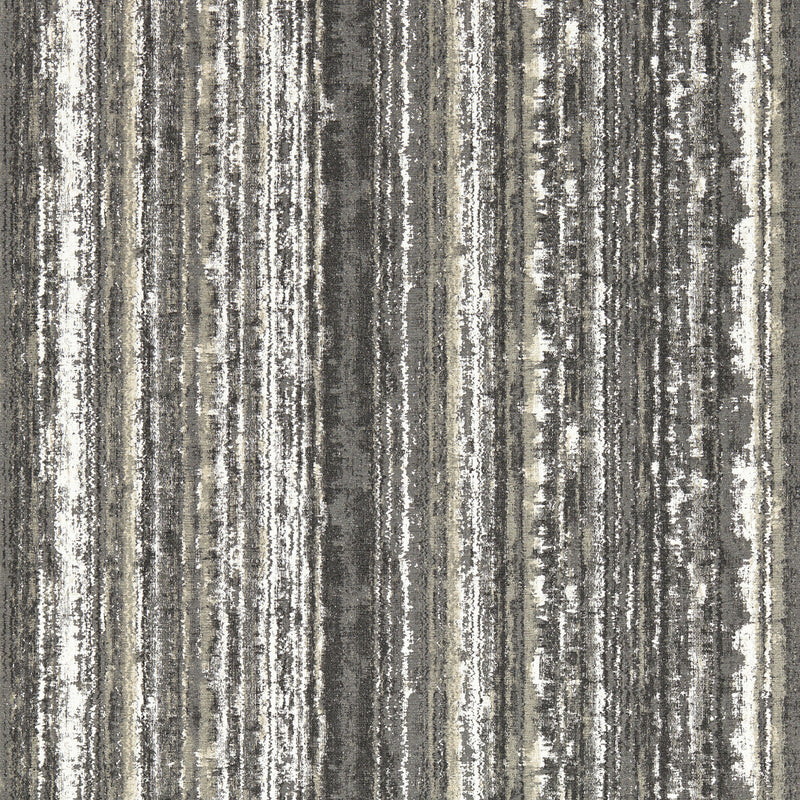 CLARKE AND CLARKE - STRIATUS- CHARCOAL GILVER WP - Wallcovering by the Roll CHARCOAL GILVER WP