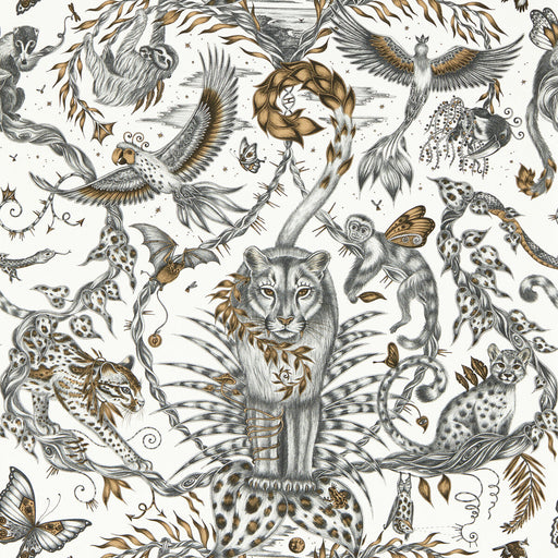 CLARKE AND CLARKE - BOSQUE DREAMS- BRONZE WP - Wallcovering by the Roll BRONZE WP