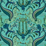 CLARKE AND CLARKE - ODYSSEY MYTHOS- PEACOCK WP - Wallcovering by the Roll