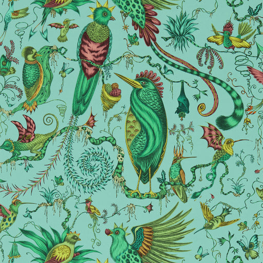 CLARKE AND CLARKE - W0217/01 - QUETZAL - Wallpaper By the Roll