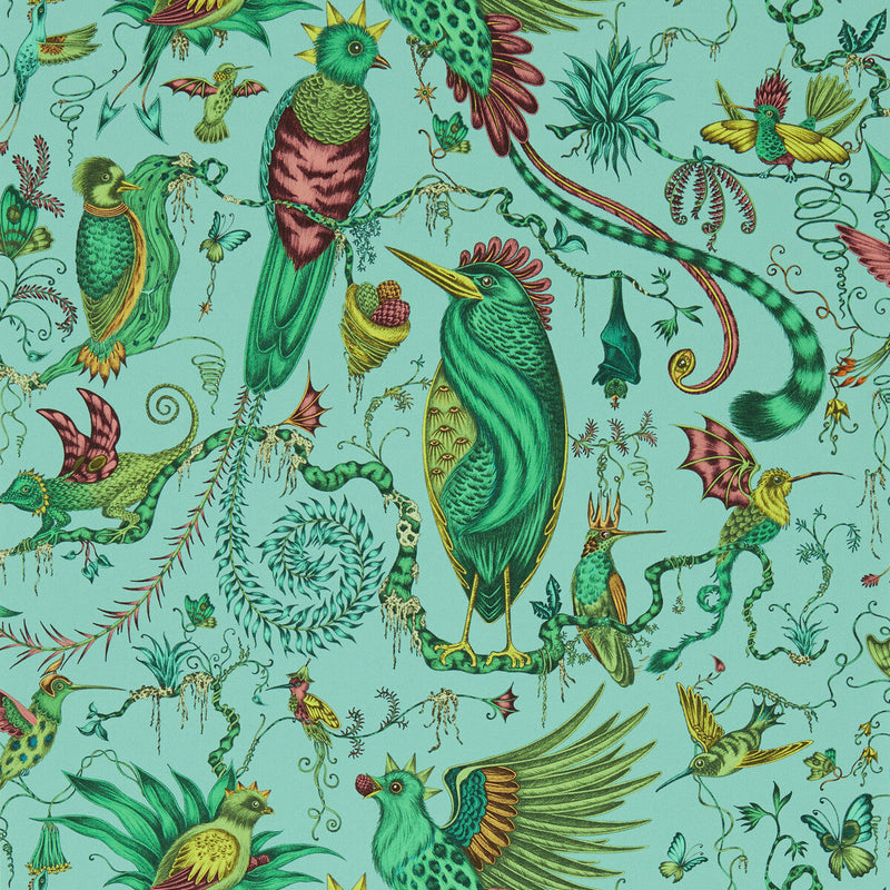 CLARKE AND CLARKE - QUETZAL- AQUA WP - Wallcovering by the Roll AQUA WP