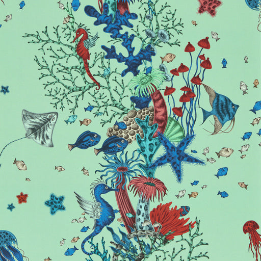 CLARKE AND CLARKE - SEAFOREST- AQUA WP - Wallcovering by the Roll AQUA WP