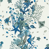 CLARKE AND CLARKE - SEAFOREST- BLUE WP - Wallcovering by the Roll