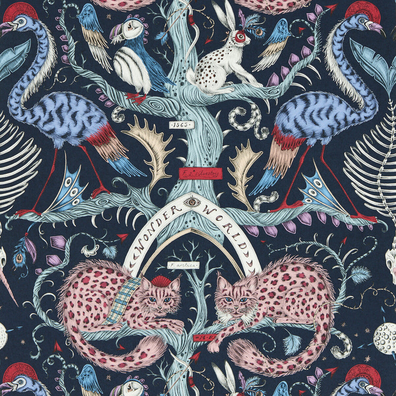 CLARKE AND CLARKE - WONDER WORLD- BERRY WP - Wallcovering by the Roll BERRY WP