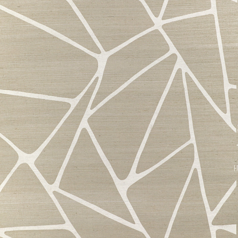 KRAVET COUTURE - TO THE POINT- IVOIRE - Wallcovering by the Roll IVOIRE