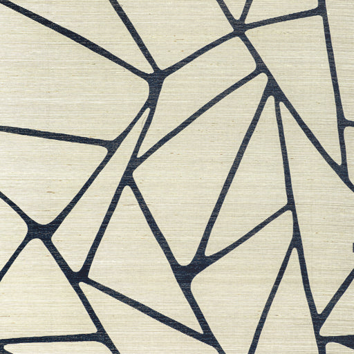 KRAVET COUTURE - TO THE POINT- INDIGO - Wallcovering by the Roll INDIGO