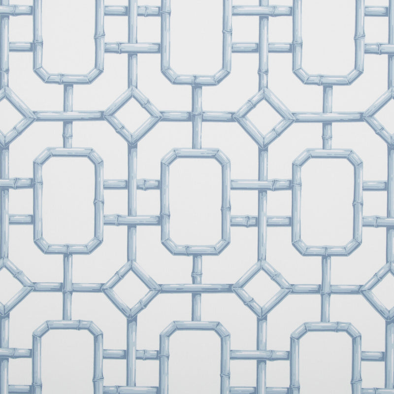 KRAVET COUTURE - BAMBU FRET- CIEL - Wallcovering by the Roll CIEL