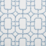 KRAVET COUTURE - BAMBU FRET- CIEL - Wallcovering by the Roll