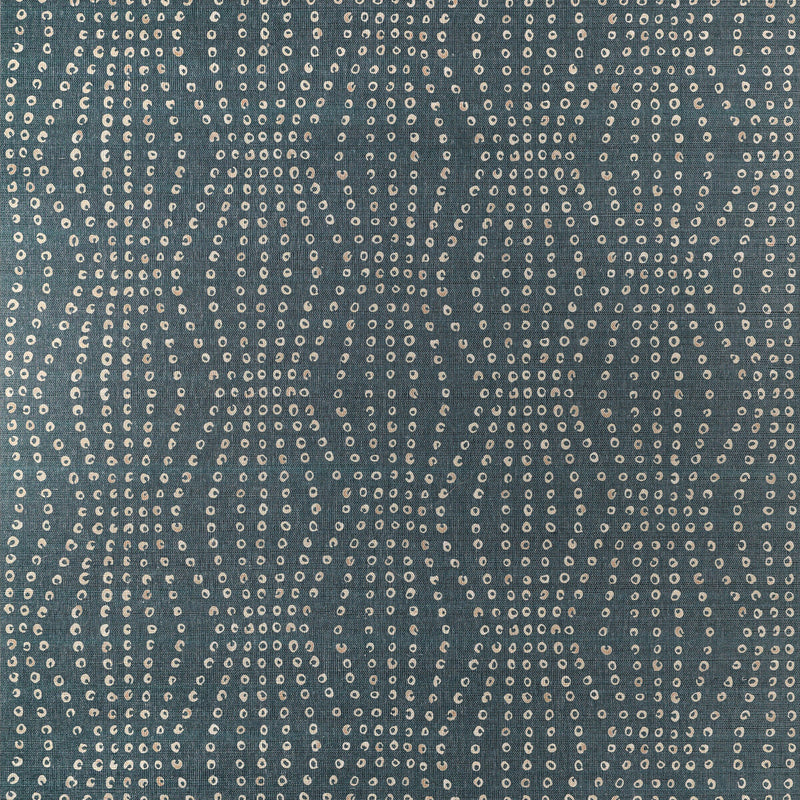 KRAVET COUTURE - PUKA- BLUE STEEL - Wallcovering by the Roll BLUE STEEL