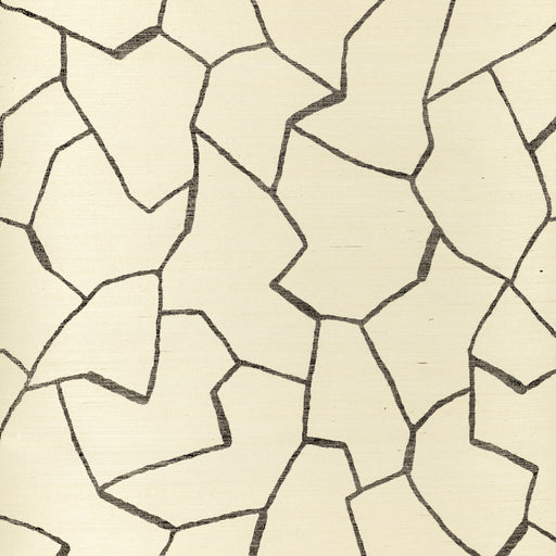 KRAVET COUTURE - KRAVET COUTURE W-BARK CLOTH-NOIR-  - Wallcovering by the Roll