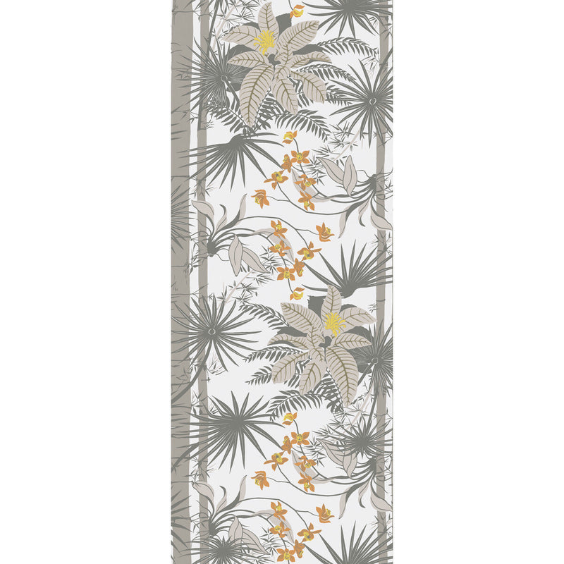 KRAVET COUTURE - ORQUIDEA- TOBACCO - Wallcovering by the Roll TOBACCO