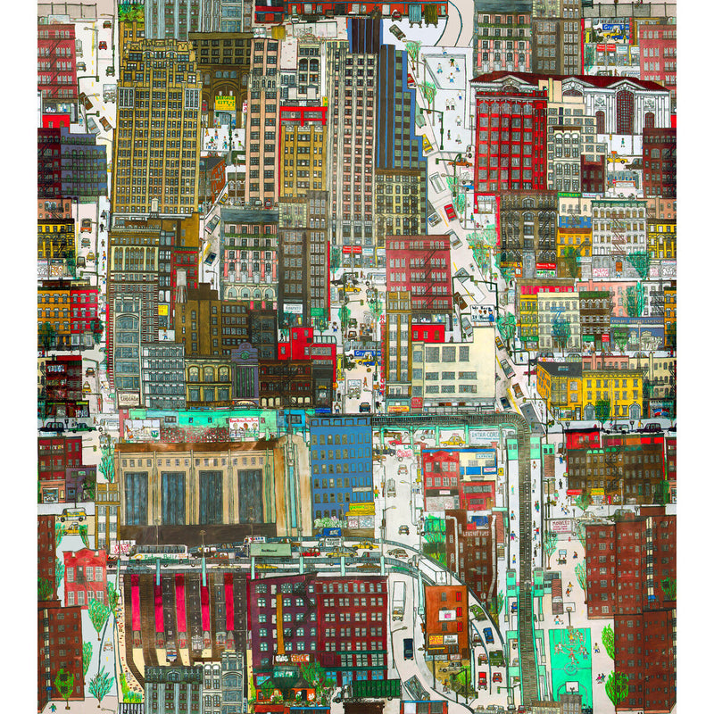 KRAVET COUTURE - URBAN PLANNING- MULTI - Wallcovering by the Roll MULTI