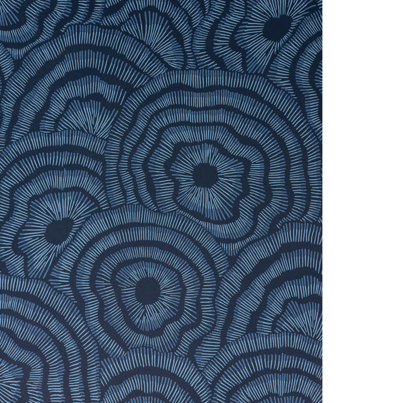 KRAVET COUTURE - PANACHE WP- INK - Wallcovering by the Roll INK
