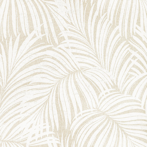 KRAVET COUTURE - LEAF PAPERWEAVE- PEARL - Wallcovering by the Roll PEARL